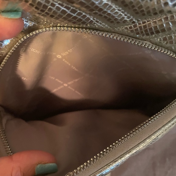 Michael Kors Metallic Silver Mini Backpack - Picture 3 of 7